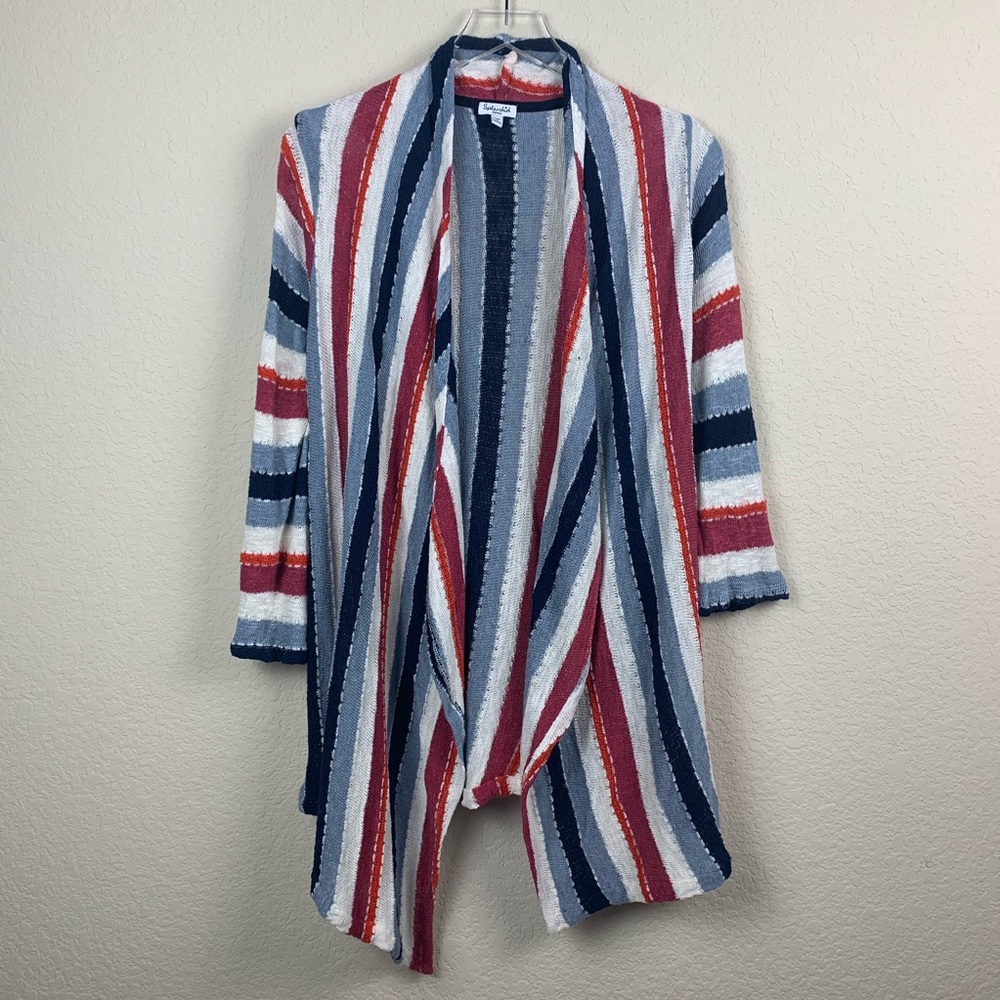 SPLENDID Rancho Stripe Knit Open Front Cardigan - Picture 2 of 16
